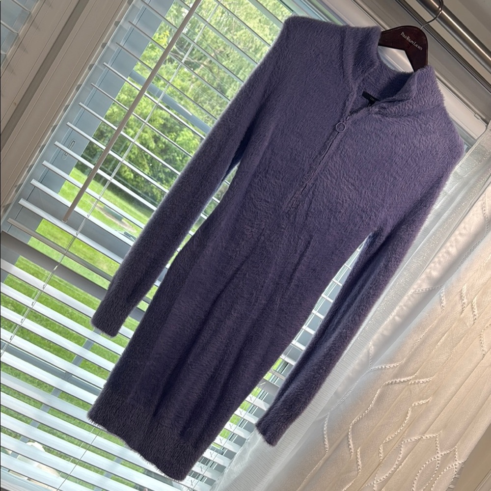 Forever 21 Women's Zip-Up Sweater in Purple